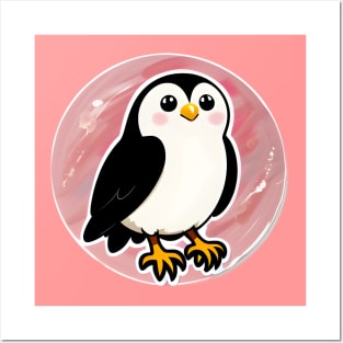 WhimsiFeather - The Enchanting Kawaii Giant Eagle Posters and Art